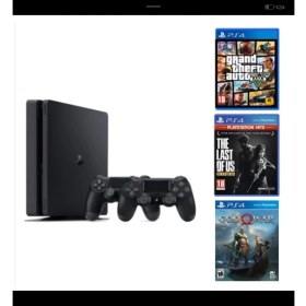 Resim Playstatıon 4 Slım 1 Tb Teşhir Ürün + 3 Adet Oyun 