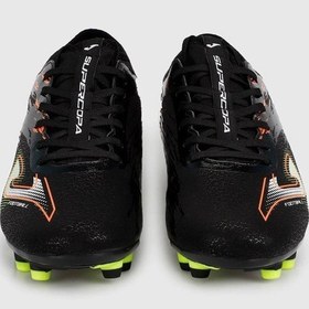 Resim Joma Supercopa 2301 Sups2301fg Black Coral Fırm Ground Siyah/turuncu Erkek Krampon Siyah 