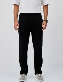 Resim Ermen Ev Pantolonu Eşofman Trikolar Spor 466779681 Siyah 