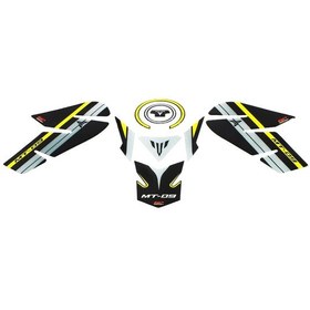 Resim GP Kompozit Yamaha MT-09 2013-2016 Uyumlu Tank Pad Seti Sarı 