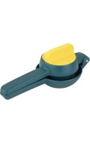 Resim Daisy Home El Tipi Narenciye ve Limon Sıkacağı - Kapaklı Filtreli Tasarım, Dayanıklı Abs Gövde, Portakal Mandalina Limon Için Uygun, Ergonomik Saplı Pratik Mutfak Sıkacağı (Yeşil-Sarı) 