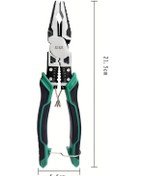 Resim Shineyee Endüstriyel Çelik Tel Kesici - Çok Fonksiyonlu Teli Soyma, Bükme Ve Presleme İçin Kolay Kullanım Ağırlığı 0.34kg 