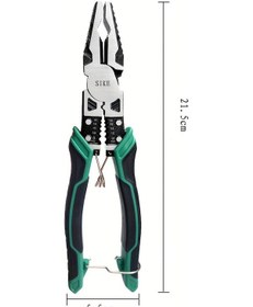 Resim Shineyee Endüstriyel Çelik Tel Kesici - Çok Fonksiyonlu Teli Soyma, Bükme Ve Presleme İçin Kolay Kullanım Ağırlığı 0.34kg 