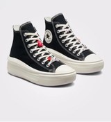 Resim Converse Chuck Taylor All Star Move Kadın Siyah Sneaker 