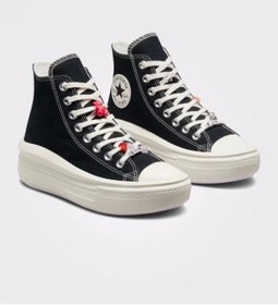 Resim Converse Chuck Taylor All Star Move Kadın Siyah Sneaker 