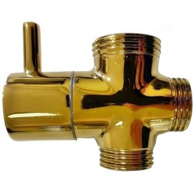 Resim Yapıtaşı Yt203 Altın Gold Banyo Robot Duş Seti Yönlendirici Musluk Altın 