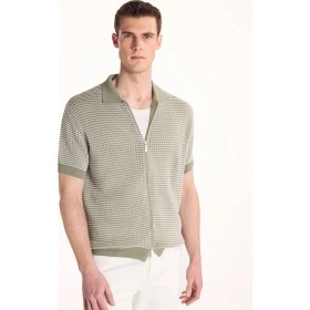 Resim Ted Baker Açık Haki Erkek Hırka TBMRKW2055 