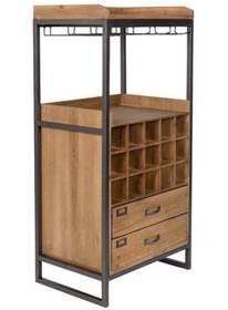 Resim Genel Markalar Ahşap Şaraplık & Bar Dolabı 