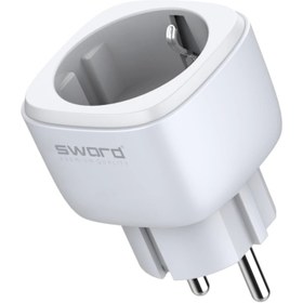 Resim SWORD Wi-fi Akıllı Priz 15a – Uzaktan Kontrol, Zaman Ayarlı, Sesli Komut, Çoklu Koruma Sw-sp8010 