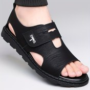 Resim Erkekler İçin Casual Sokak Stili Kum Yastığı & Slides, Tüm Mevsim Katı Renk, Nefes Alabilir Hafif, Anti-Slip Koku Direnci Lastik Taban, Mikrofiber Sentetik Üst, PU İç & Taban, Yuvarlak Parmak, Yürüyüş, Outdoor, Günlük & Casual Giyim İçin, İlkbahar/Yaz/Sonbahar Uygundur 