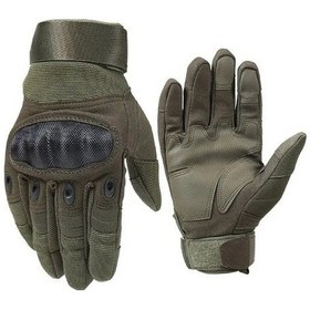 Resim Pengfushop5 Ordu Yeşili Unisex Motosiklet Eldivenleri - Tam Parmak - M Beden - Açık Yarış Ve Spor Kullanımı Ordusu Yeşili 