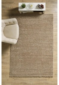 Resim Tek Renk Desensiz Bej Yumuşak Post Peluş Shaggy Halı Salon Oturma Odası Yolluk Mutfak Halısı 
