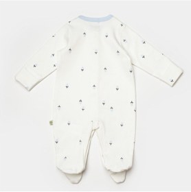 Resim Biorganic Love Floral Yenidoğan Bebek Tulum 60791 Ekru 