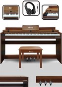 Resim Midex PLX-140 Pro-OR 88 Tuşlu Bluetooth Tuş Hassasiyeti Kapaklı Dijital Piyano (Kulaklık Ve Tabure) 