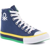 Resim Sail Laker's Benetton - Lacivert Renk Bağcıklı Kadın Sneaker 