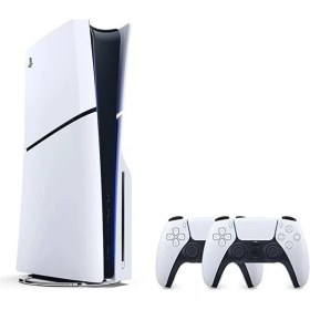 Resim Sony Playstation 5 Slim 1 Tb Standart Edition Konsol + 2 Kol + Ps5 Gta 5 (Ithalatçı Garantili) 
