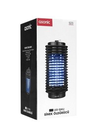 Resim Asonic S23 3w Siyah Led Mavi Işıklı Sinek Öldürücü 