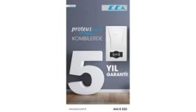 Resim E.C.A Eca Proteus Premix 28KW Yoğuşmalı Kombi Hermetik Baca ile 28 kW Kapasite 