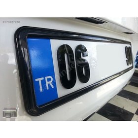 Resim 2 Adet Piyano Black Consept Plakalık. Yazısız Plakalık Çeşitleri 328695677 