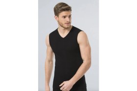 Resim Türen Erkek Spor V yaka Atlet (2li Paket) 