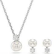 Resim Swarovski SWR5689624 İnci Kadın Kolye ve Küpe Seti 