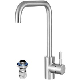 Resim Fleko Inox Köşe Boru Eviye Bataryası Ks1S01-1 