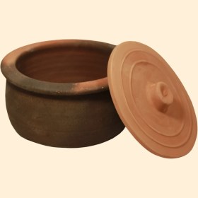 Resim Adenart %100 Pişmiş Toprak Orta Boy Güveç 25x9 Cm 