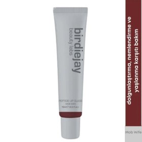 Resim Birdiejay Beauty Labs Peptide Lip Glass-Mob Wife 