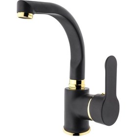 Resim Gms Zümra Altın - Siyah Kuğu Lavabo Bataryası Zm201 