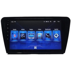 Resim Skoda Octavia 2013-2019 10 inç 8-64 GB PRO Android Carplay Multimedya 