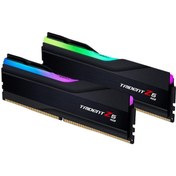 Resim GSKILL Trident Z5 RGB DDR5 32GB(2x16GB) 7800MHz CL36 Siyah RGB Ram Bellek (F5-7800J3646H16GX2) 