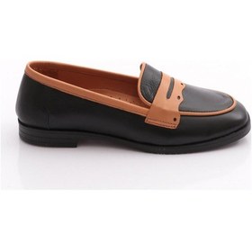 Resim Dgn 010-1 Kadin Loafer Ayakkabi Siyah 