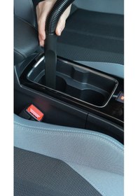 Resim Umie Els24 Emiş Kablosuz Şarjlı Taşınabilir Type-c Ev Ve Araç El Süpürgesi 6000pa Siyah 50w 400 Mah 