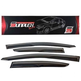 Resim SUNPLEX Dacia Duster Cam Rüzgarlığı 2010-2017 Arası Mugen 4'lü 