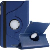 Resim Canpay Samsung Galaxy Tab A7 10.4 T500 (2020) Uyumlu 360 Derece Dönen Standlı Pu-deri New Case 