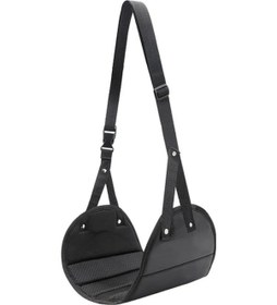 Resim Lumaworld Siyah Seyahat Aksesuarları Ayak Dinlendirici Ayarlanabilir Askılı Seyahat Ofis Siyah 