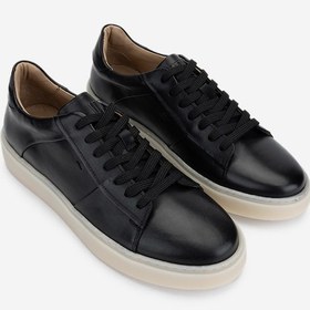 Resim Valmenti Erkek Hakiki Deri Siyah Deri Sneakers & Spor Ayakkabı 233 5629 Erk Ayk Y25 Sıyah Dr Siyah 