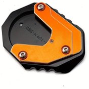 Resim Dashanshop Ktm Duke 125 200 250 390 690 Cnc Yan Destek Pedi Genişletme Plakası Turuncu 