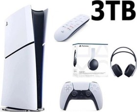 Resim Sony Playstation 5 Slim Dijital Edition 3TB + Media kumanda +3D PLUS KULAKLIK 