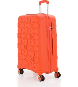 Resim Mçs Polipropilen 3lü Valiz Seti Orta & Kabin & Makyaj V376 S23sy1000052-set 00314 Portakal 