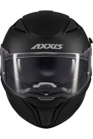 Resim AXXIS Motosiklet Kask Panther SV Matt Black Full Face Güneş Vizörlü ECE 22.06R Motor Kaskı 