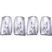 Resim Transit Mk8 2014-İLERISI Için 2 Çift Sağ ve Sol Yan Kapı Kanat Ayna Şeffaf Gösterge Lensi (Yurt Dışından) 