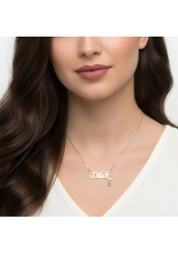 Resim Nazarlıklı İsim Kolye - Rose Rose Gold 