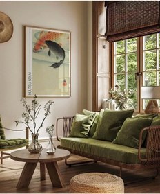 Resim Çerçevesiz Poster Bijutsu Sekai İki Koi 