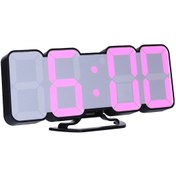 Resim Xindoker Siyah 3d Led Dijital Alarm Saat - 115 Rgb Renk, Ses Kontrol, Zaman/sıcaklık/tarih Gösterimi, Ir Kumanda, Slt-9001 Çok Renkli 