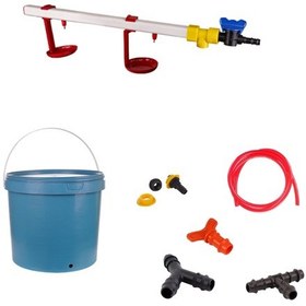 Resim TavPet Nipel Tavuk Suluğu 20 Lt Depolu Askılı Çanaklı (Set/1) 