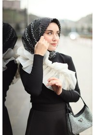 Resim Silk Home Twill Ipek Eşarp Siyah 11390-01 