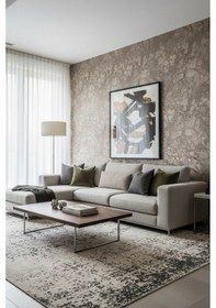 Resim İthal 16m2 Duvar Kağıdı 3boyutlu Yeniiii Mermer Desen Simli Silinebilir Gri 