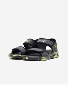 Resim Skechers Sola Glow Sandal Büyük Erkek Çocuk Gri Işıklı Sandalet 407032l Ccbk Gri 