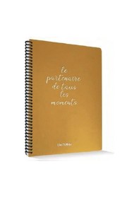 Resim Moments Plastik Kapak 60 Yaprak Spiralli Çizgili Defter 